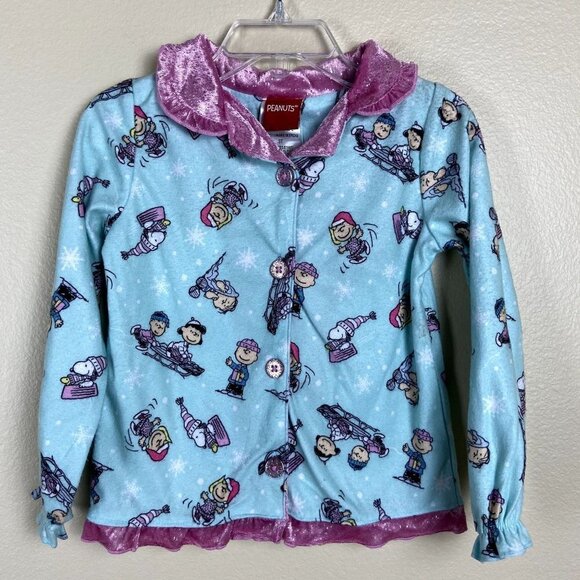 Peanuts Pink and Aqua Shirt Size 3T NWT - Picture 1 of 9
